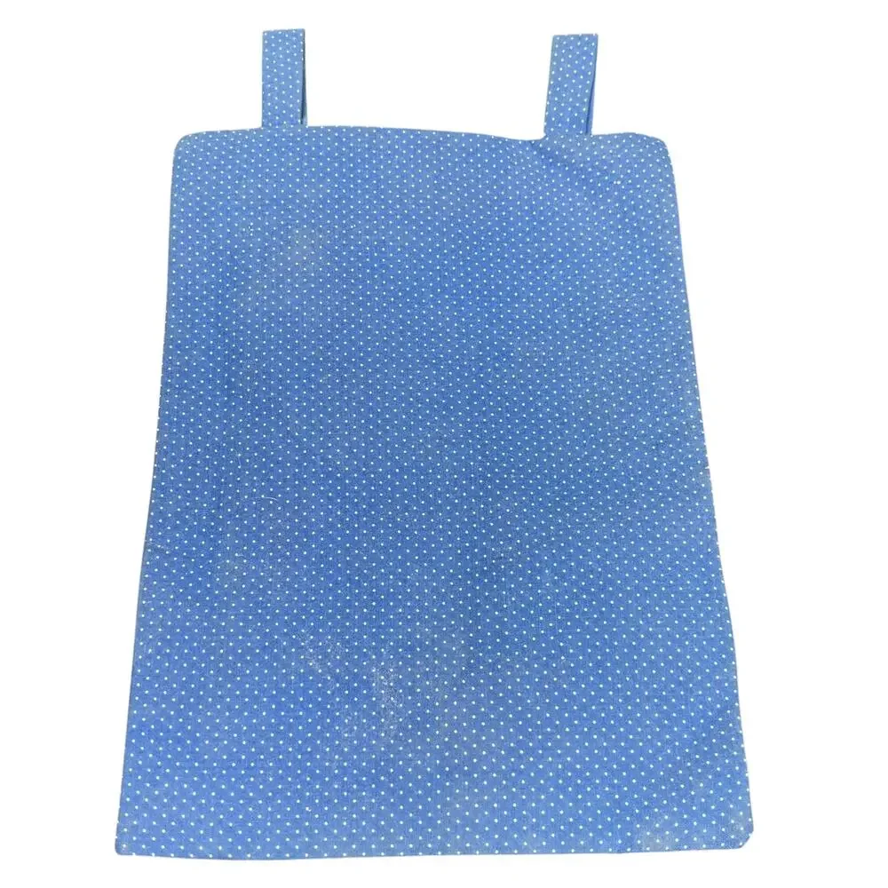 Vintage The Cook’s Guide Cross Stitch Kitchen Wall Hanging Blue Polka Dot
